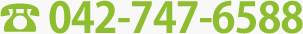 電話 042-747-6588